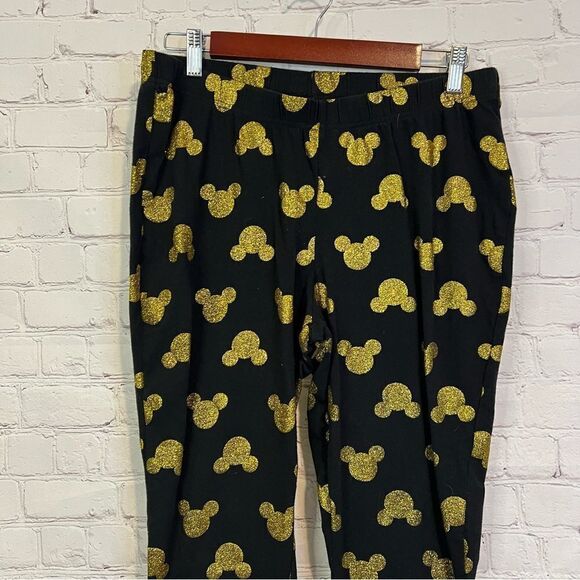 Disney Golden Mickey Mouse Leggings size 2 - Picture 2 of 5